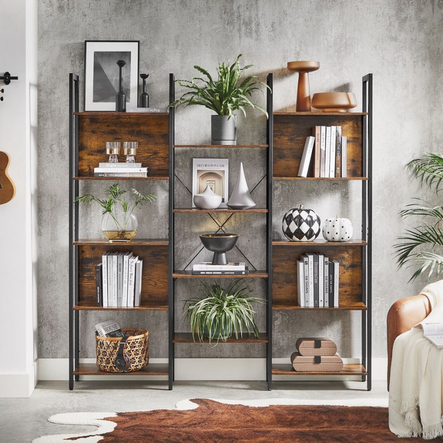 NAVARO Bookcase Brown/Black