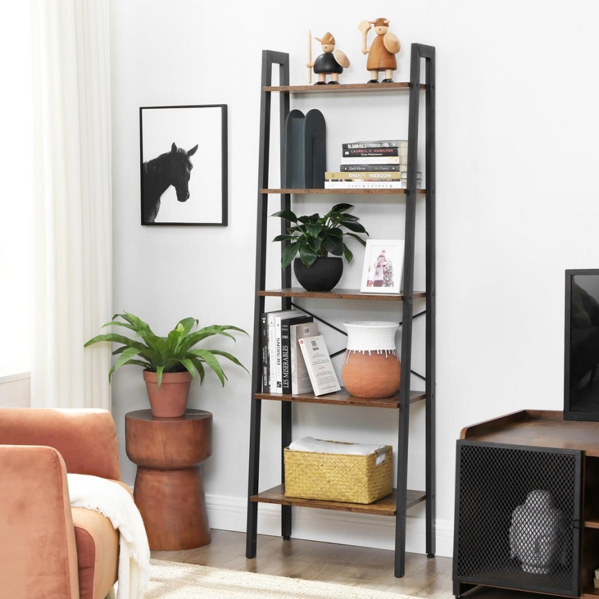 NAVARO Bookcase Brown/Black
