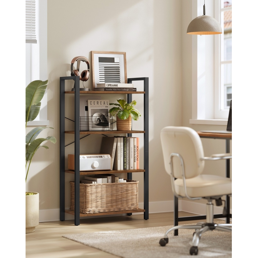 NAVARO Bookcase Brown/Black