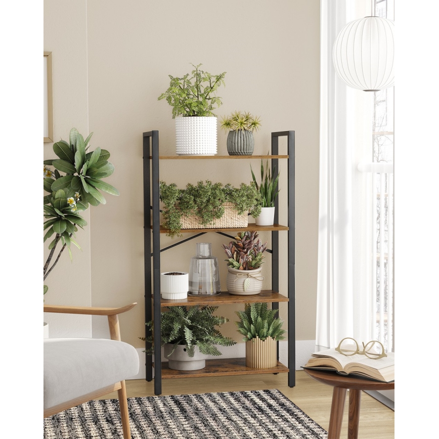 NAVARO Bookcase Brown/Black