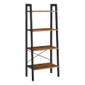 NAVARO Bookcase, Brown/Black
