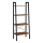 NAVARO Bookcase, Brown/Black