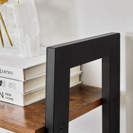 NAVARO Bookcase, Brown/Black