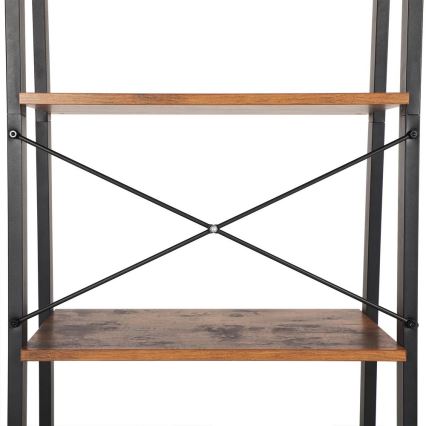 NAVARO Bookcase, Brown/Black