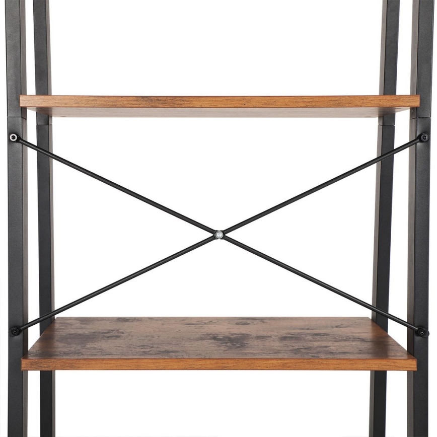 NAVARO Bookcase, Brown/Black