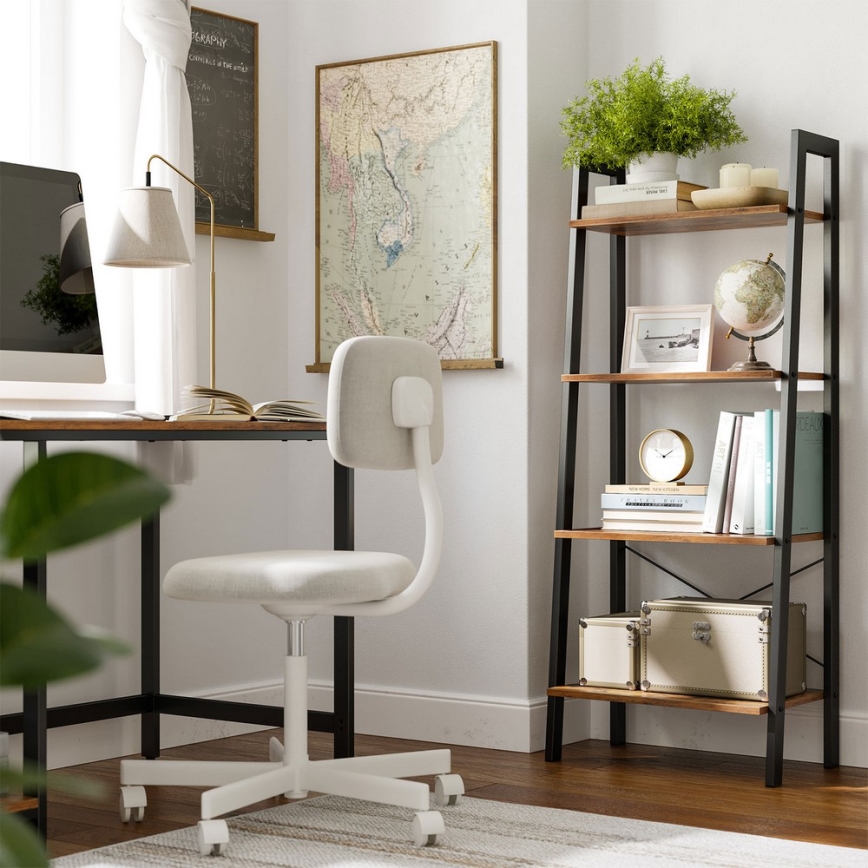 NAVARO Bookcase, Brown/Black