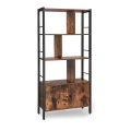 NAVARO Bookcase, Brown/Black