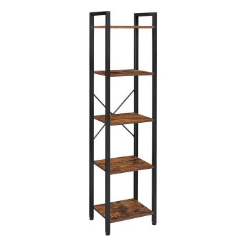 NAVARO Bookcase, Brown/Black