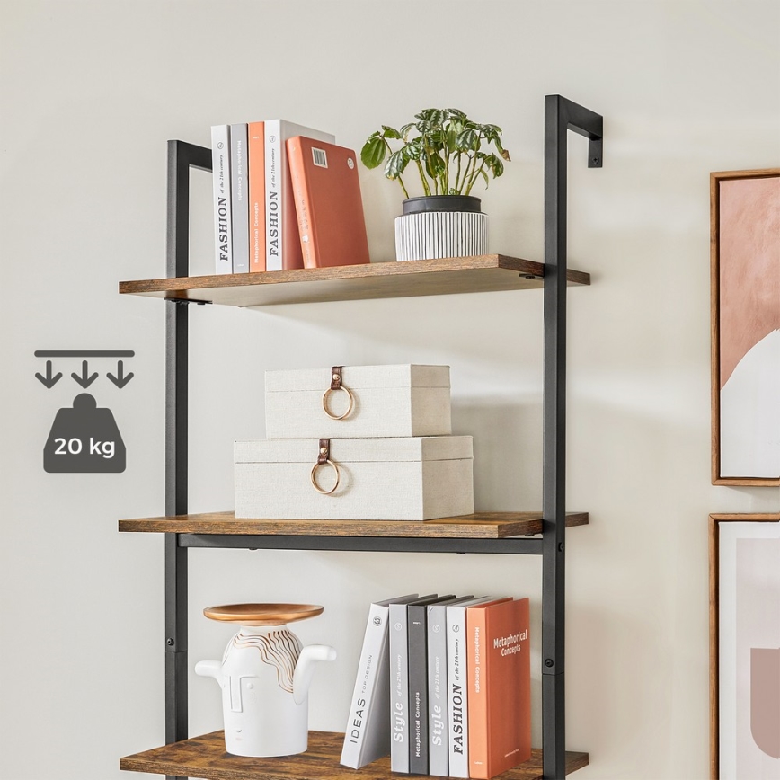 NAVARO Bookcase Brown/Black