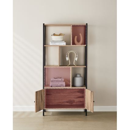 NAVARO Bookcase Brown/Black