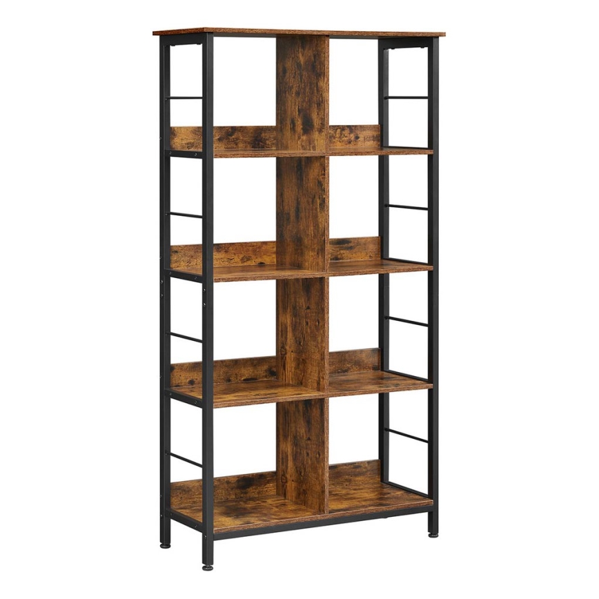 NAVARO Bookcase, Brown/Black
