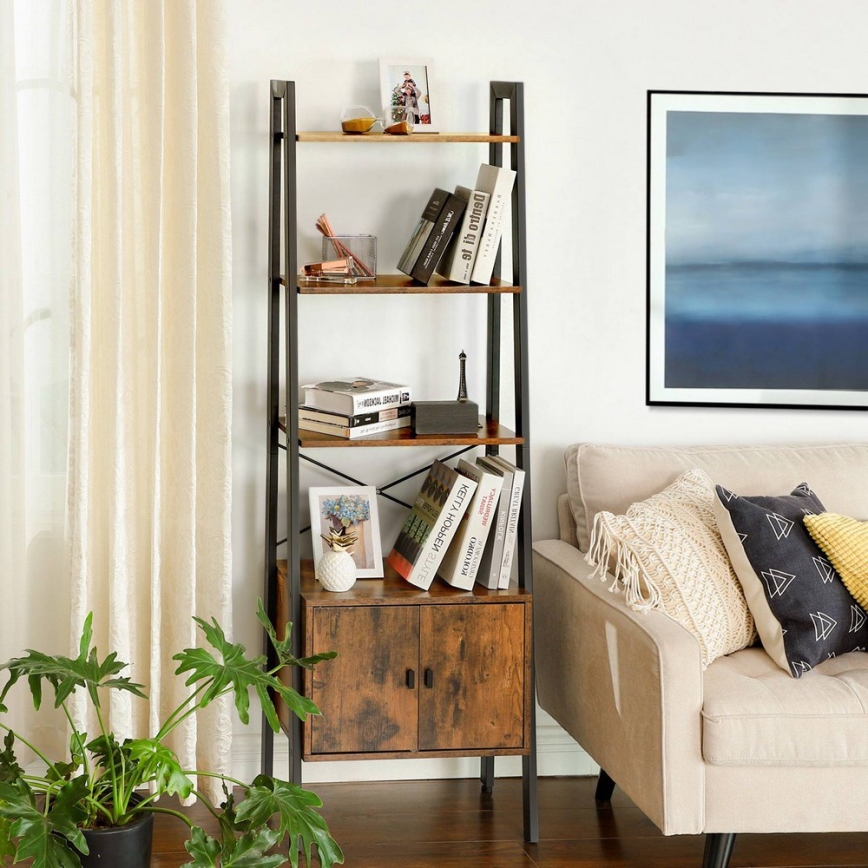 NAVARO Bookcase Brown/Black