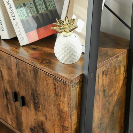 NAVARO Bookcase Brown/Black