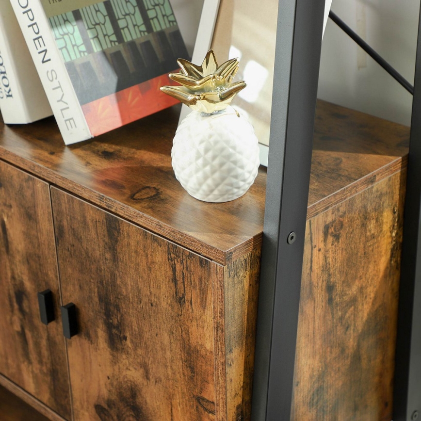 NAVARO Bookcase Brown/Black