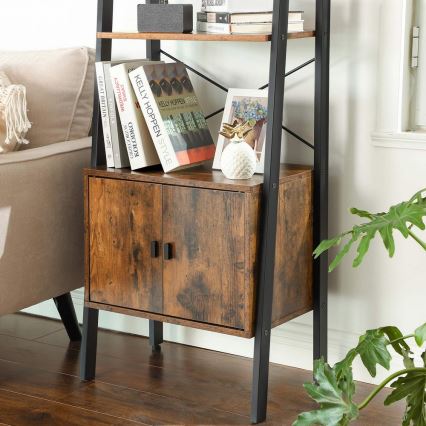 NAVARO Bookcase Brown/Black