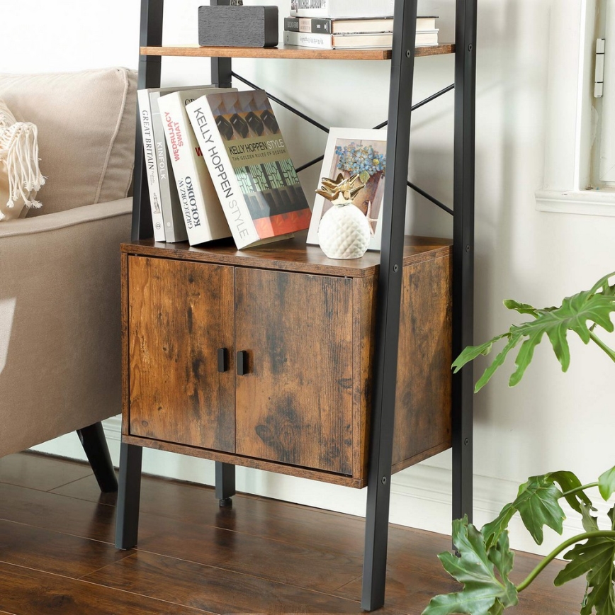 NAVARO Bookcase Brown/Black