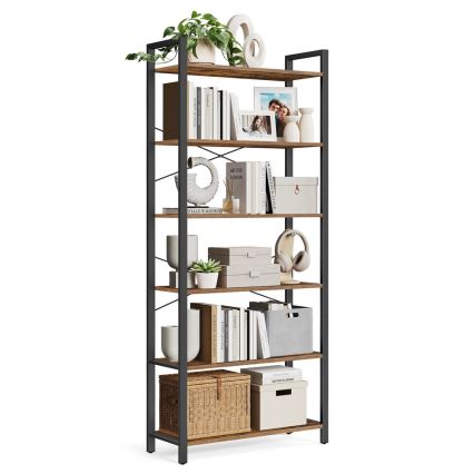 NAVARO Bookcase Brown/Black
