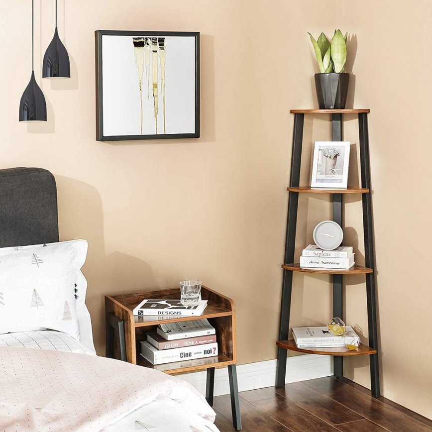 NAVARO Bookcase Brown/Black
