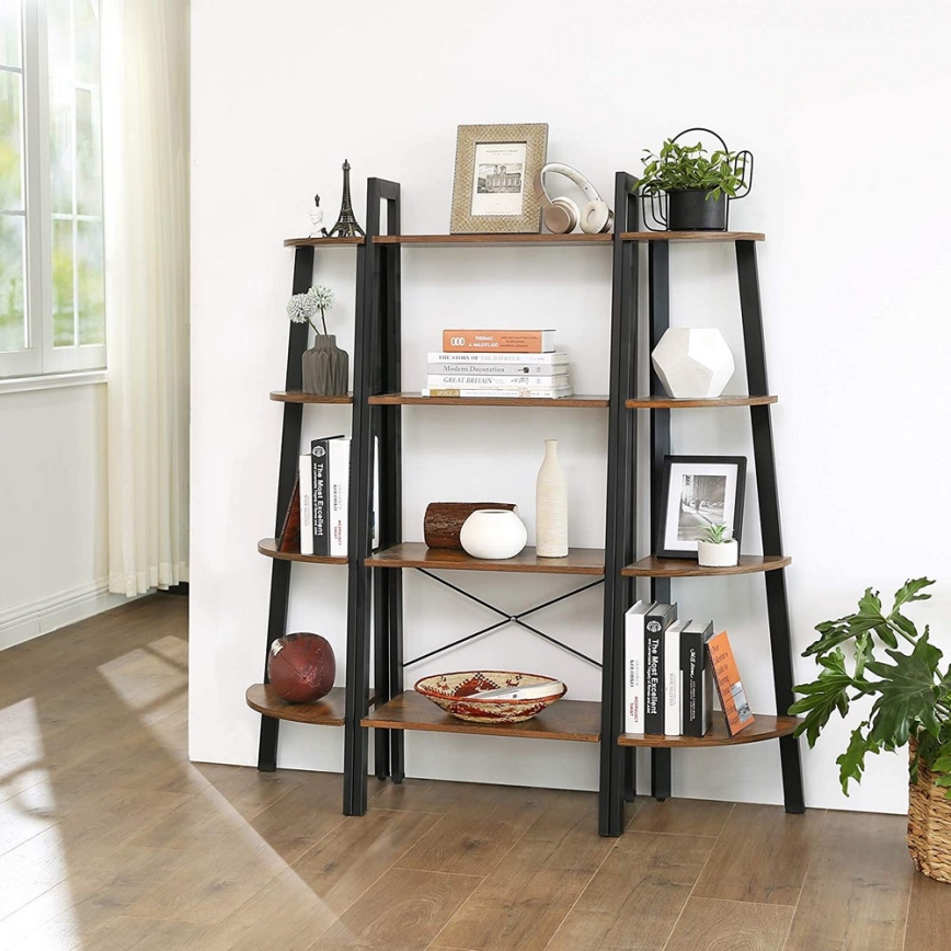 NAVARO Bookcase Brown/Black