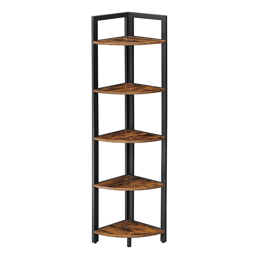 NAVARO Bookcase, Brown/Black