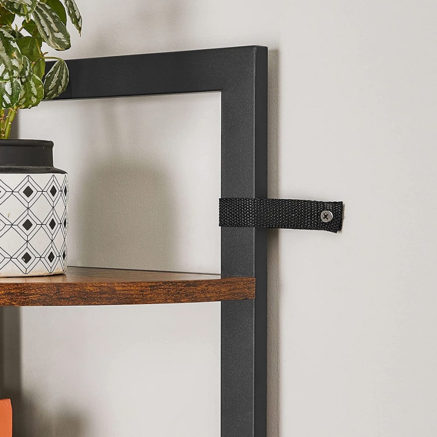 NAVARO Bookcase, Brown/Black