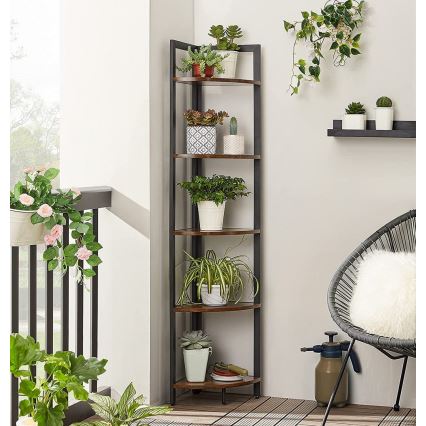 NAVARO Bookcase, Brown/Black
