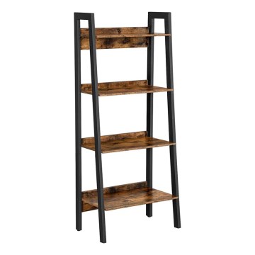 NAVARO Bookcase in Brown/Black