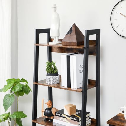 NAVARO Bookcase in Brown/Black
