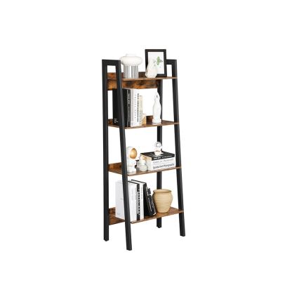 NAVARO Bookcase in Brown/Black