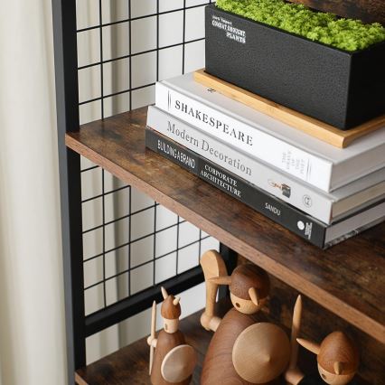 NAVARO Bookcase — Brown/Black