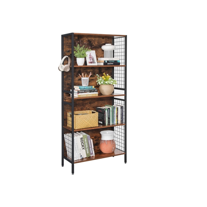 NAVARO Bookcase — Brown/Black