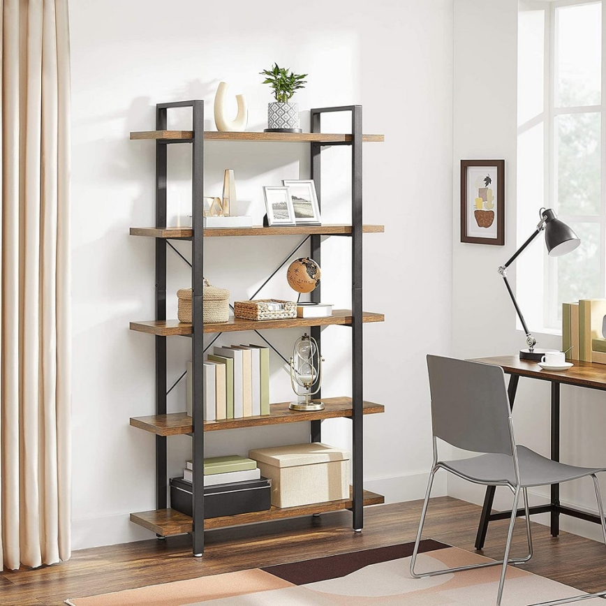 NAVARO Brown/Black Bookcase
