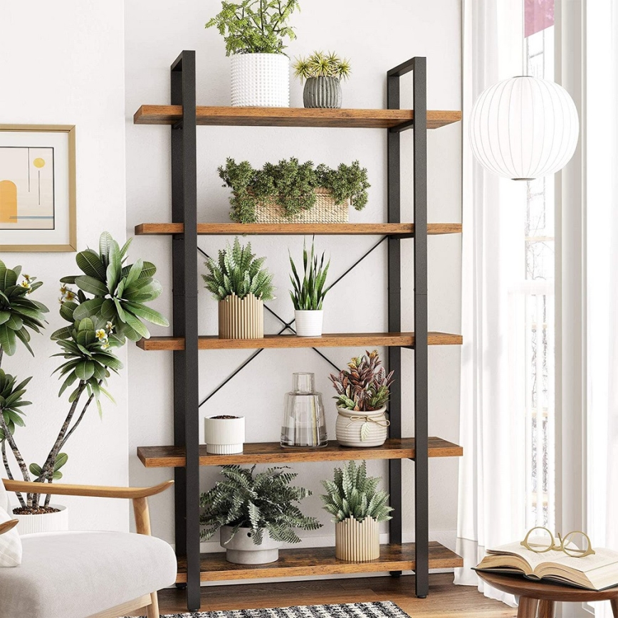 NAVARO Brown/Black Bookcase