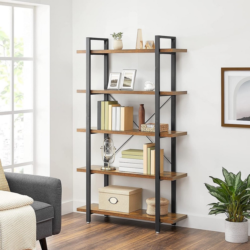 NAVARO Brown/Black Bookcase