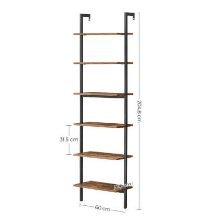 NAVARO Brown/Black Bookcase