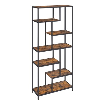 NAVARO Brown/Black Bookcase