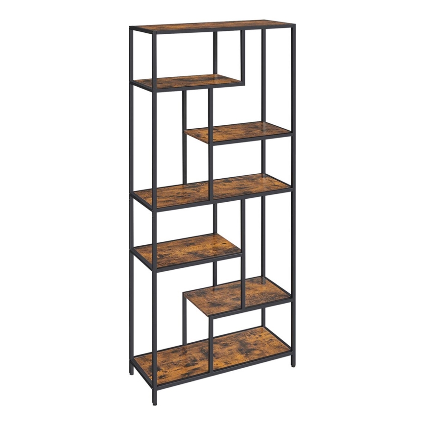 NAVARO Brown/Black Bookcase