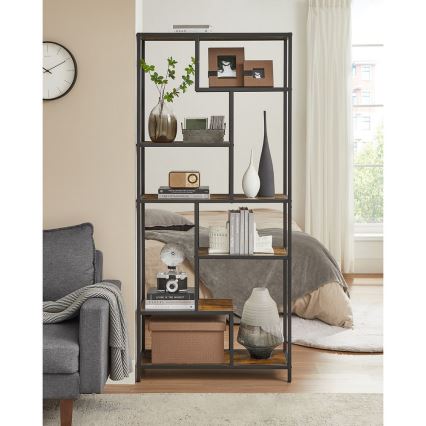 NAVARO Brown/Black Bookcase