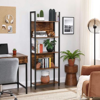 NAVARO Brown/Black Bookcase