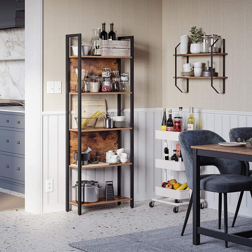 NAVARO Brown/Black Bookcase
