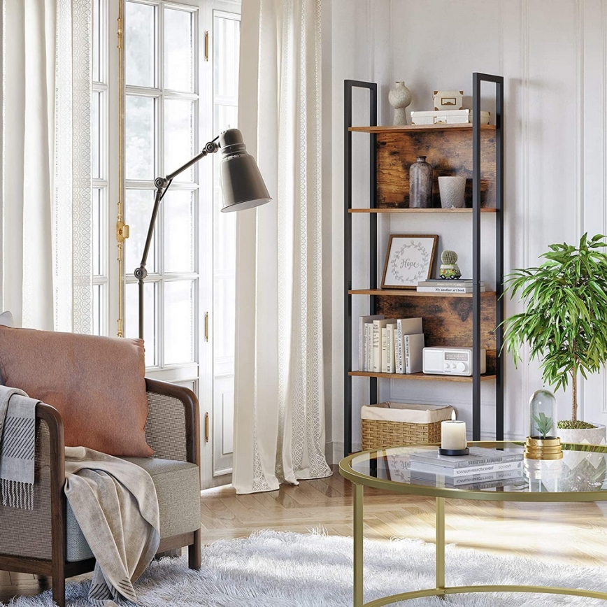 NAVARO Brown/Black Bookcase