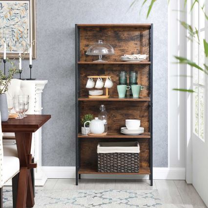NAVARO Brown/Black Bookcase