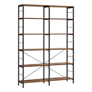 NAVARO Brown/Black Bookcase