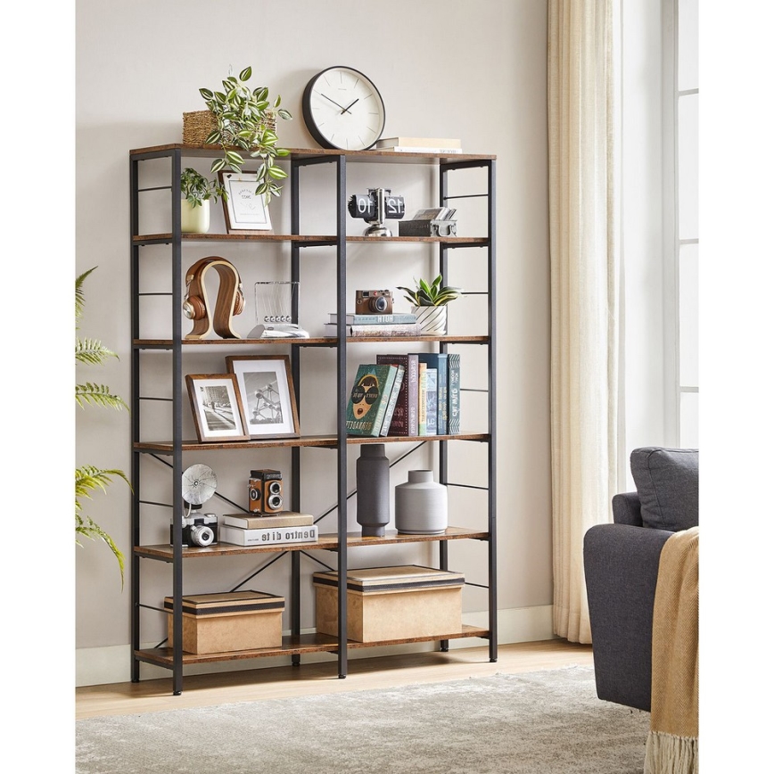 NAVARO Brown/Black Bookcase