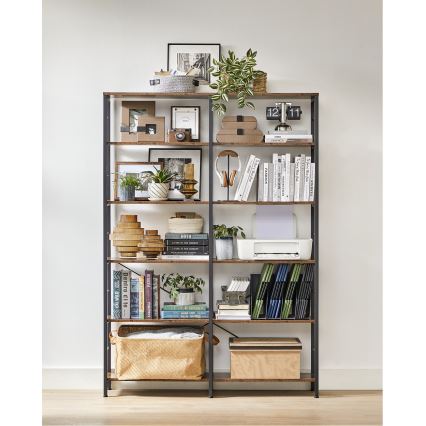 NAVARO Brown/Black Bookcase
