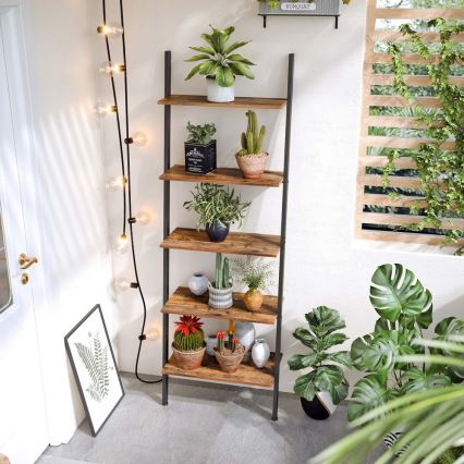 NAVARO Brown/Black Bookcase