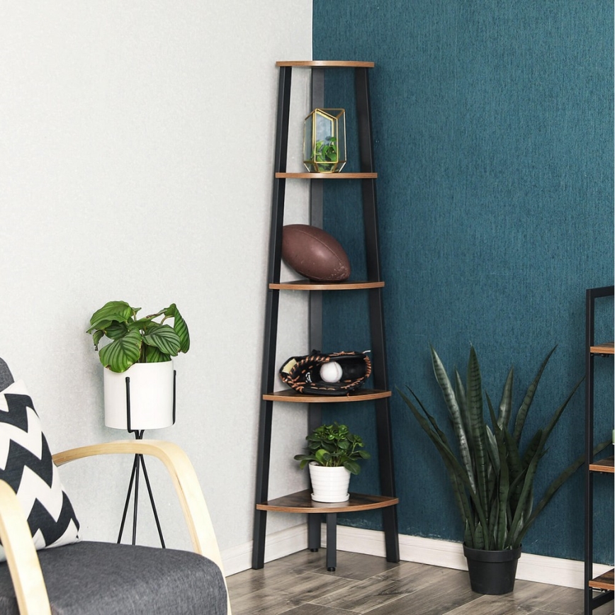 NAVARO Brown/Black Bookcase