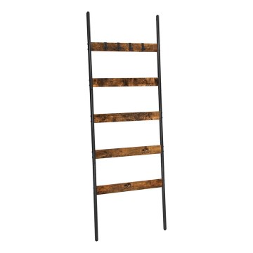 NAVARO Freestanding Coat Rack, Brown/Black