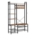 NAVOR Freestanding Coat Rack Brown/Black