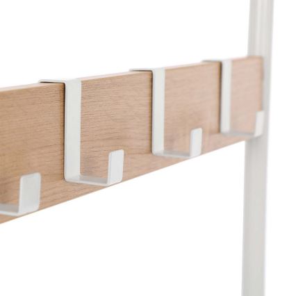 NAVOR Freestanding Coat Rack - Brown/White